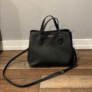 Black leather KATE SPADE bag